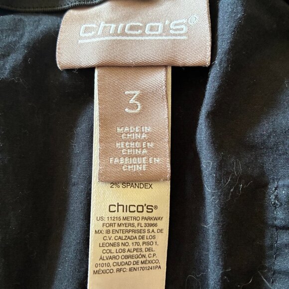 CHICO’S – Women’s Black Fitigue Comfort Waist Shorts, Black, Size 3 (16/18-XL) - Picture 4 of 11